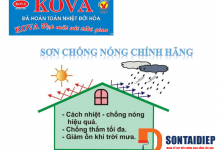 Thời tiết mát mẻ hơn với sơn Kova chống nóng