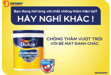 Sơn Dulux chống thấm - Thử và cảm nhận sự khác biệt