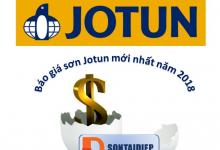 Báo giá sơn Jotun mới nhất năm 2018