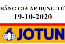 Bảng báo giá sơn JOTUN có hiệu lực từ ngày 19-10-2020