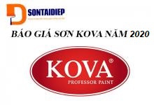 Báo giá sơn Kova 2020- Bảng giá niêm yết tiêu chuẩn của tập đoàn Kova áp dụng từ 02-07-2020