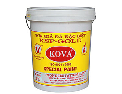 Sơn giả đá Kova KSP- Gold Vẩy Mịn 4kg