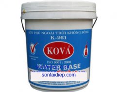 Sơn KOVA K261: Sơn phủ ngoài trời không bóng - 4kg