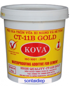 Kova CT-11B Phụ gia chống thấm trộn vữa ximăng, bêtông - 3,8kg