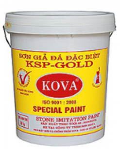 Sơn giả đá Kova KSP- Gold Vẩy To 4kg